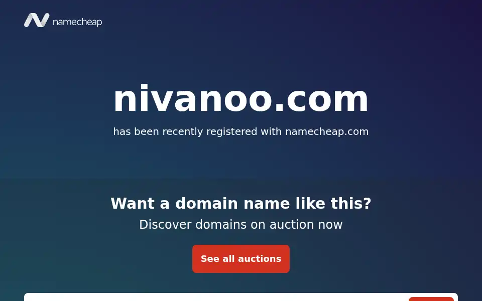 Screenshot of nivanoo.com