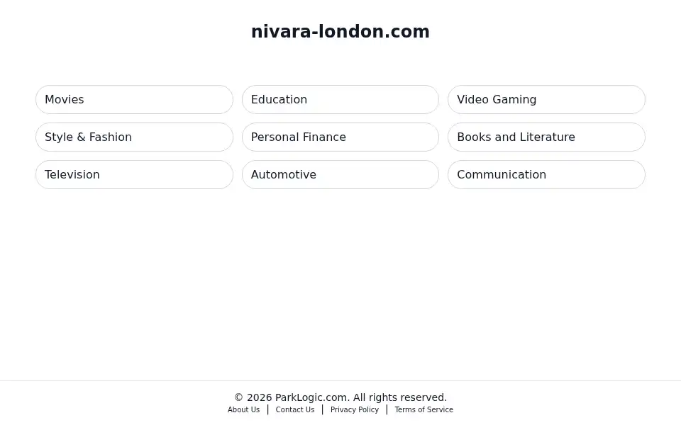 Screenshot of nivara-london.com