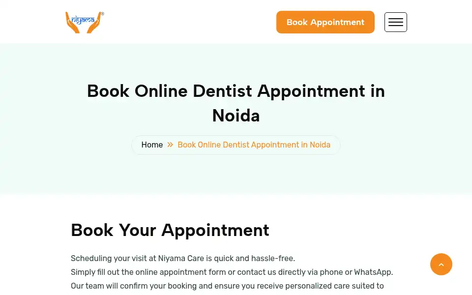 Screenshot of niyamacare.com
