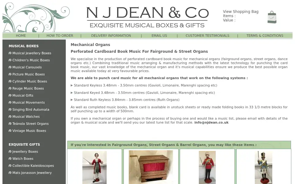 Screenshot of njdean.co.uk