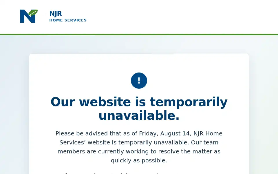Screenshot of njrhomeservices.com