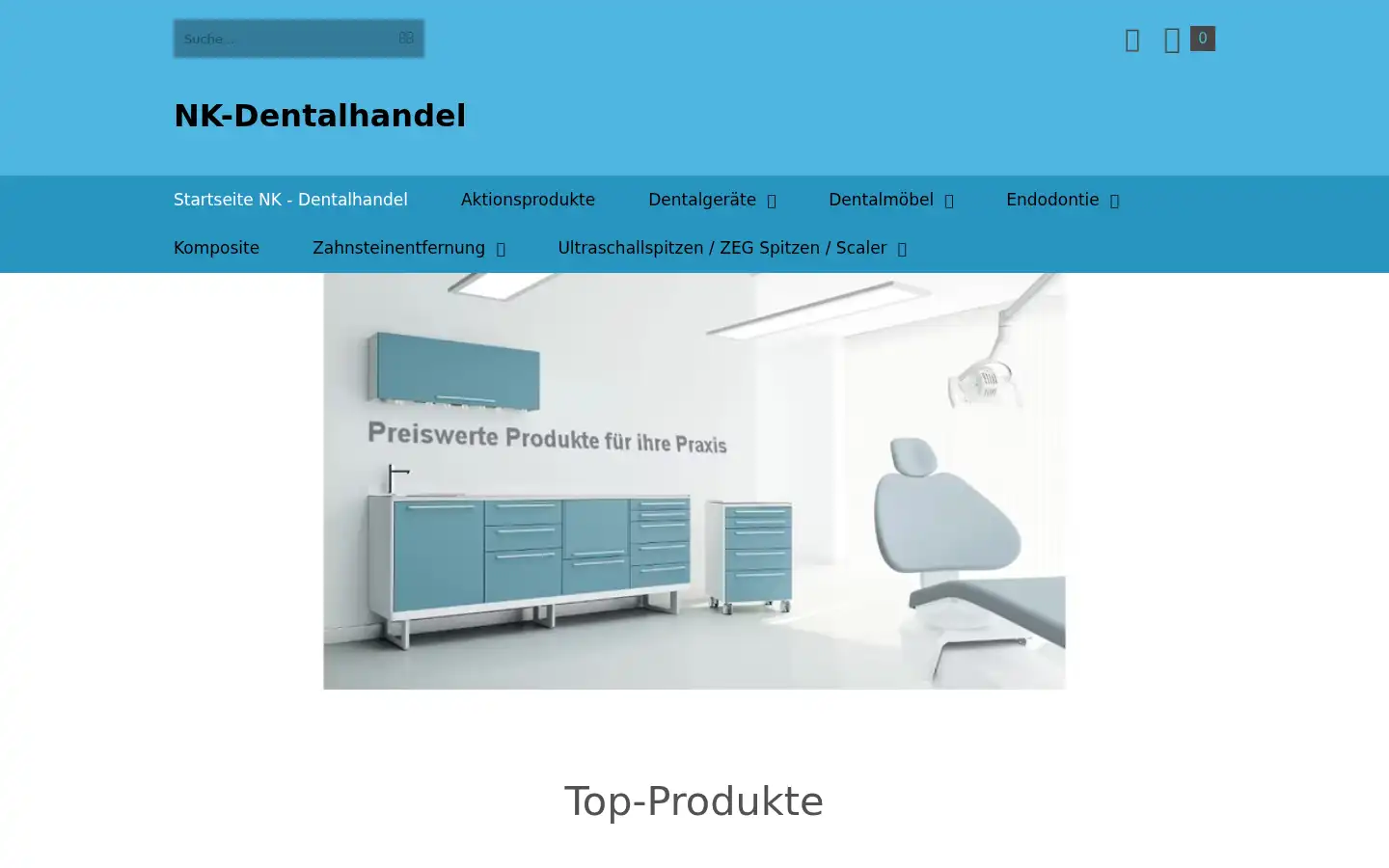 Screenshot of nkdentalhandel.de