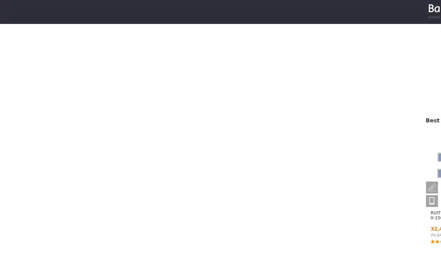Screenshot of nl.banggood.nl