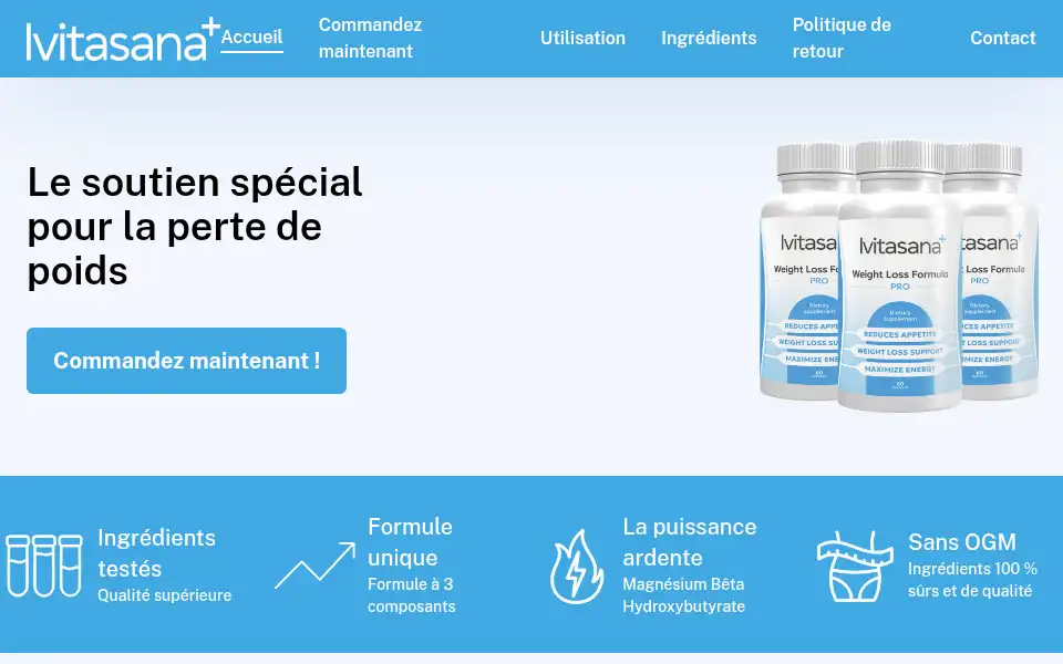 Screenshot of nl.ivitasana.com