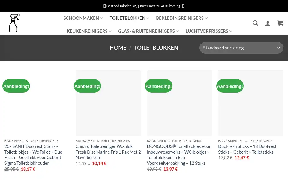 Screenshot of nlallesreiniger.com