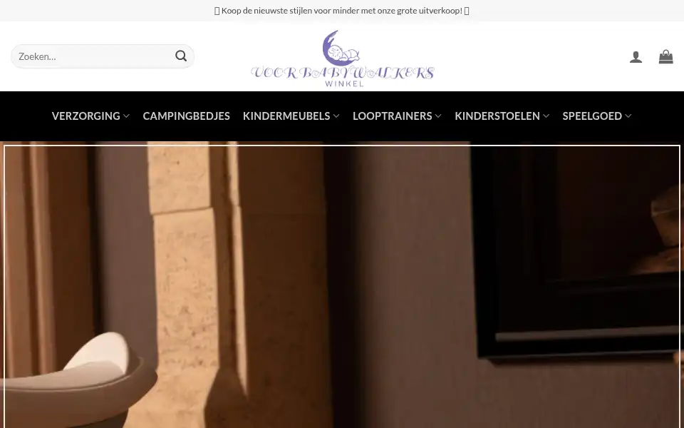 Screenshot of nlbabywalkers.com