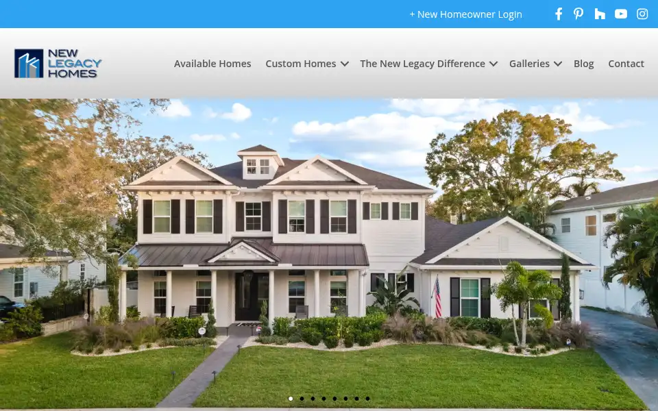 Screenshot of nlhomestampa.com