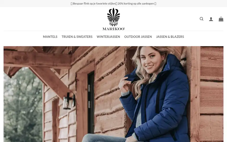 Screenshot of nlmarikoowinkel.com
