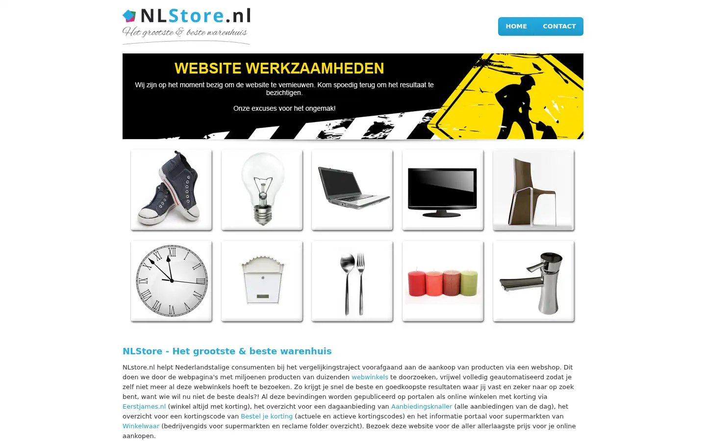 Screenshot of nlstore.nl