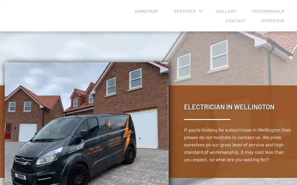 Screenshot of nmelectricalservices.com