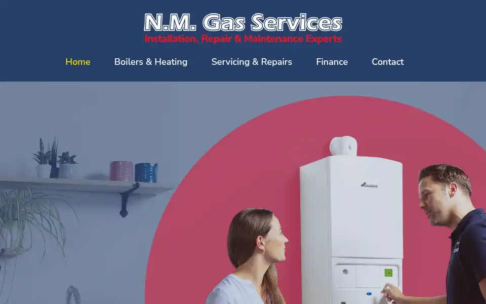 Screenshot of nmgasservices.co.uk
