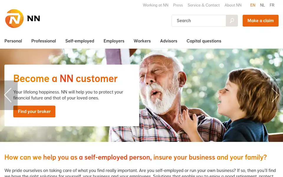 Screenshot of nn.be