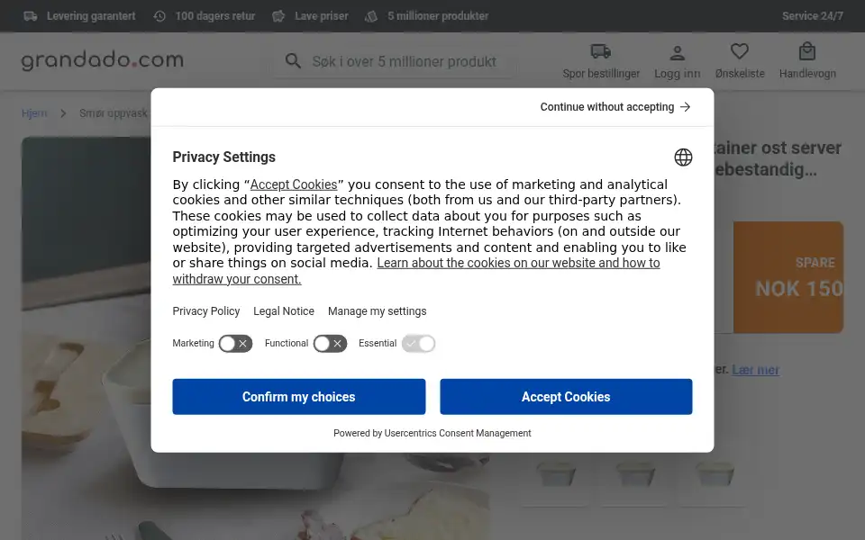 Screenshot of no.grandado.com