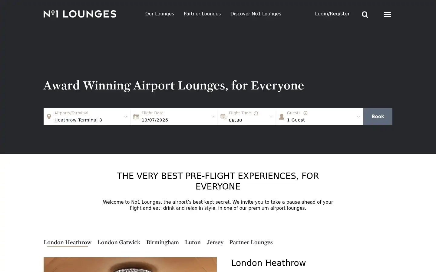 Screenshot of no1lounges.com