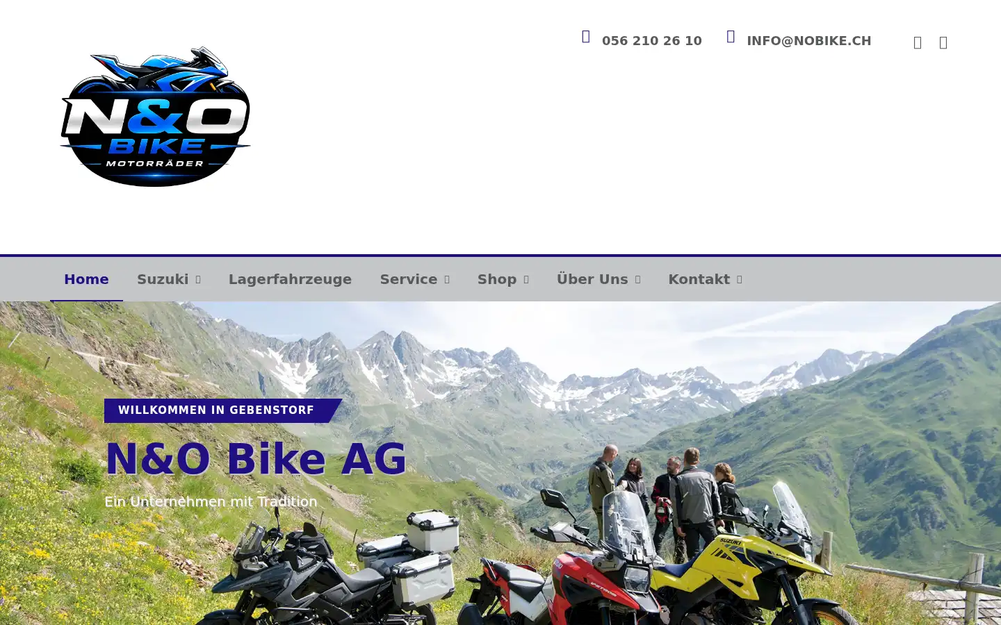 Screenshot of nobike.ch