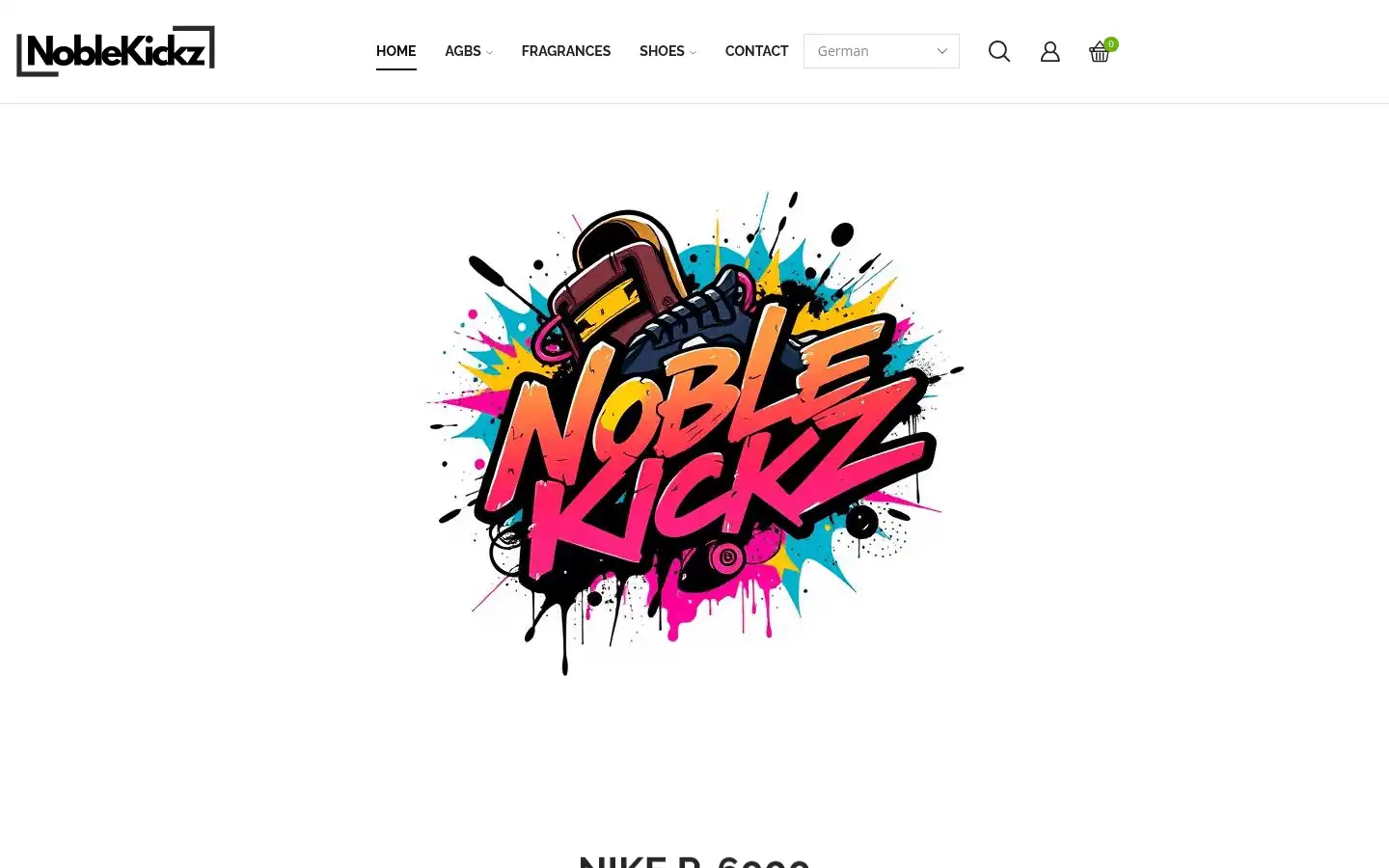 Screenshot of noblekickz.de