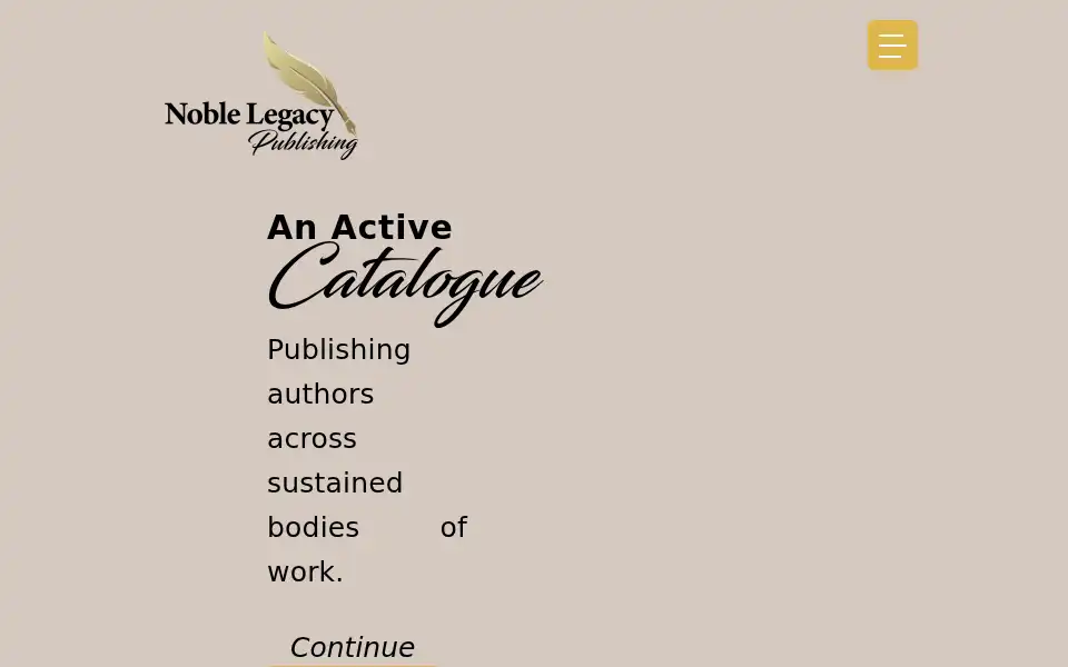 Screenshot of noblelegacypublishing.co.uk