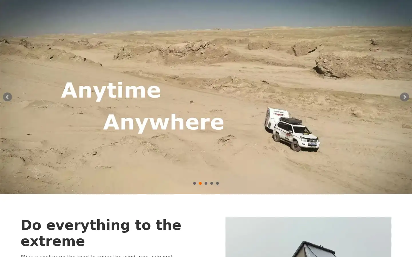 Screenshot of noblevan.com