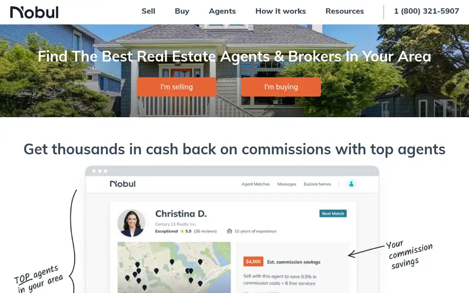 Screenshot of nobul.com