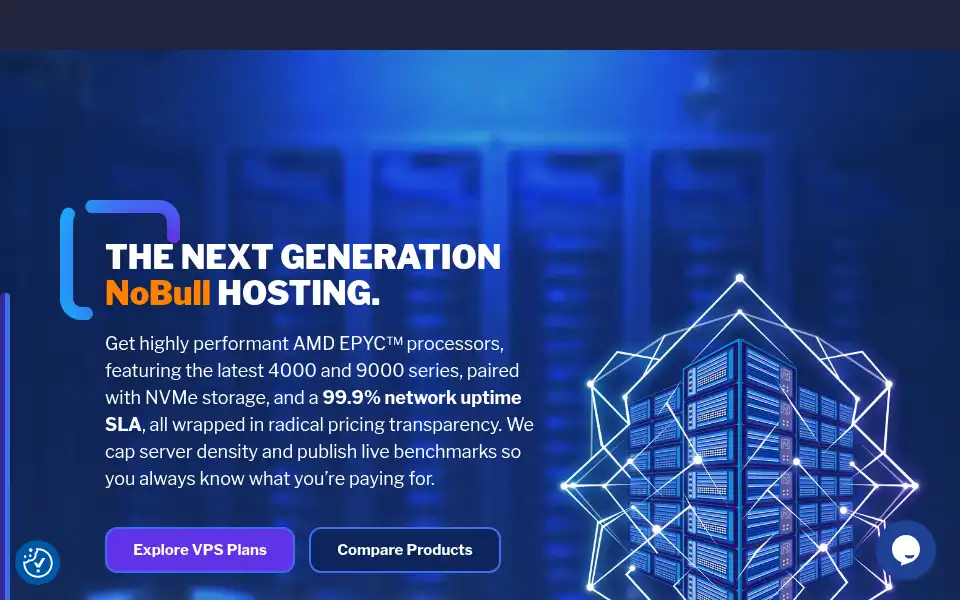 Screenshot of nobullnetworks.com