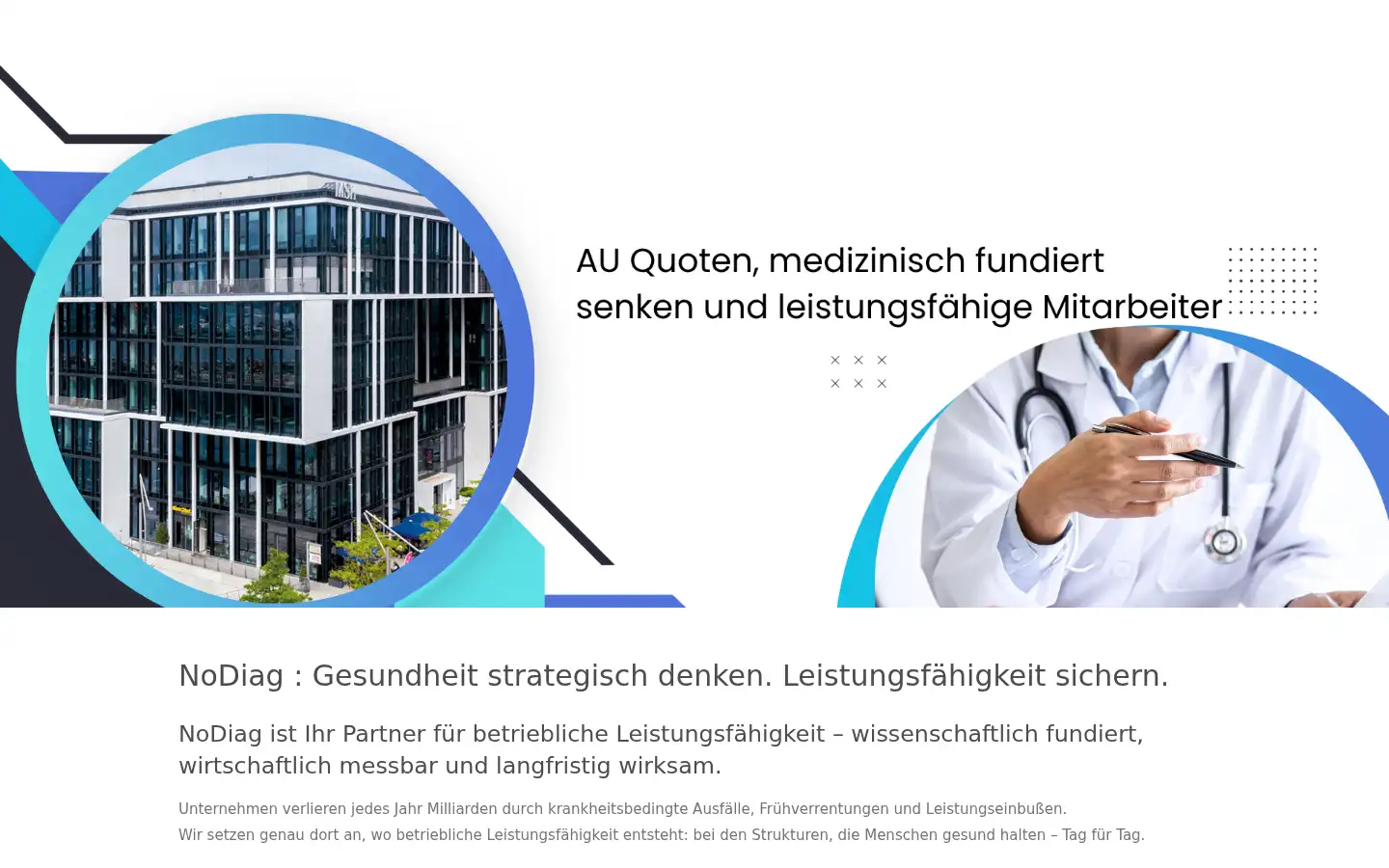 Screenshot of nodiag.de