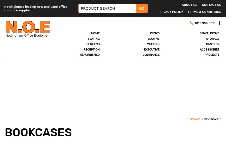 Screenshot of noeltd.co.uk