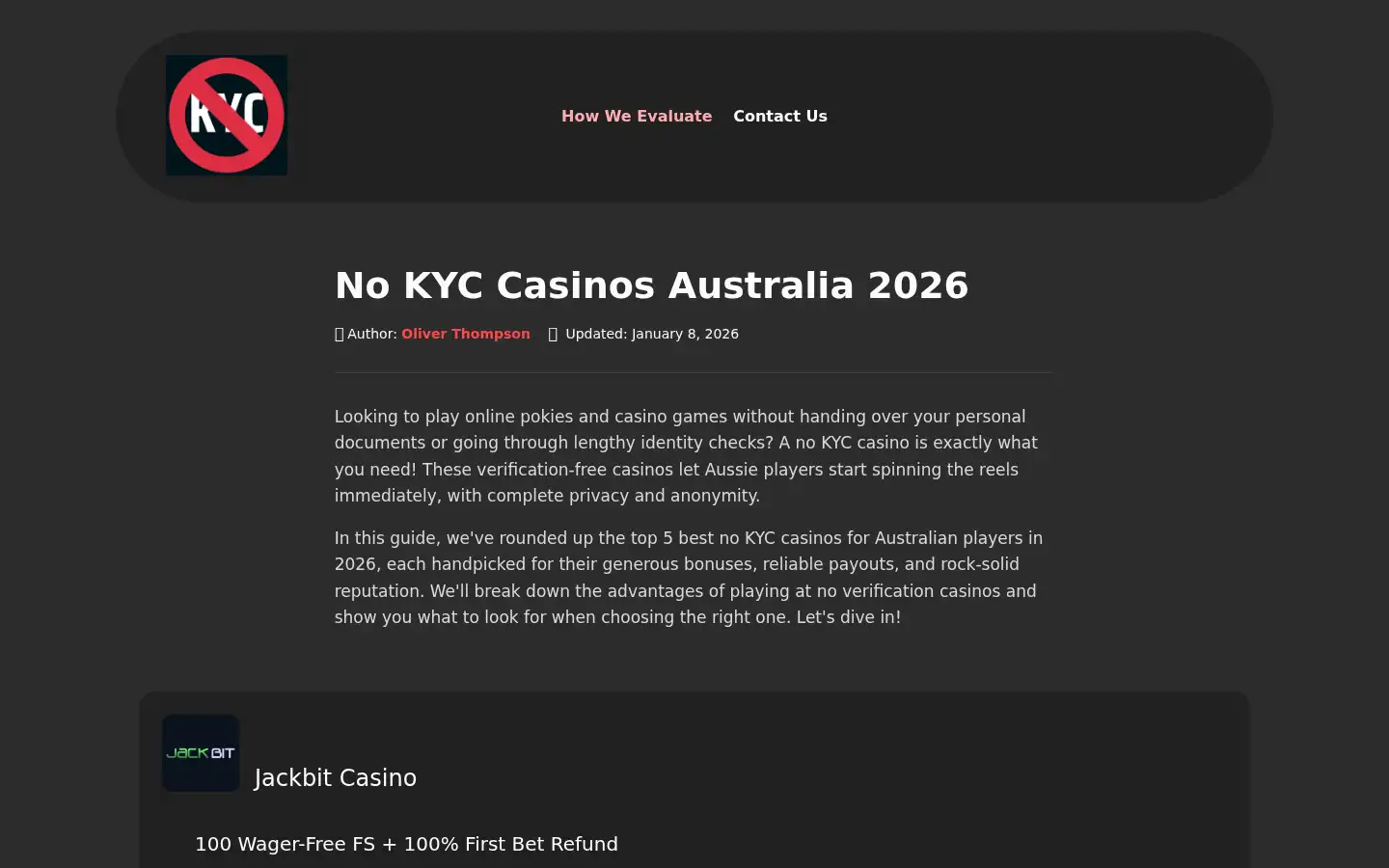 Screenshot of noidcasino.it.com