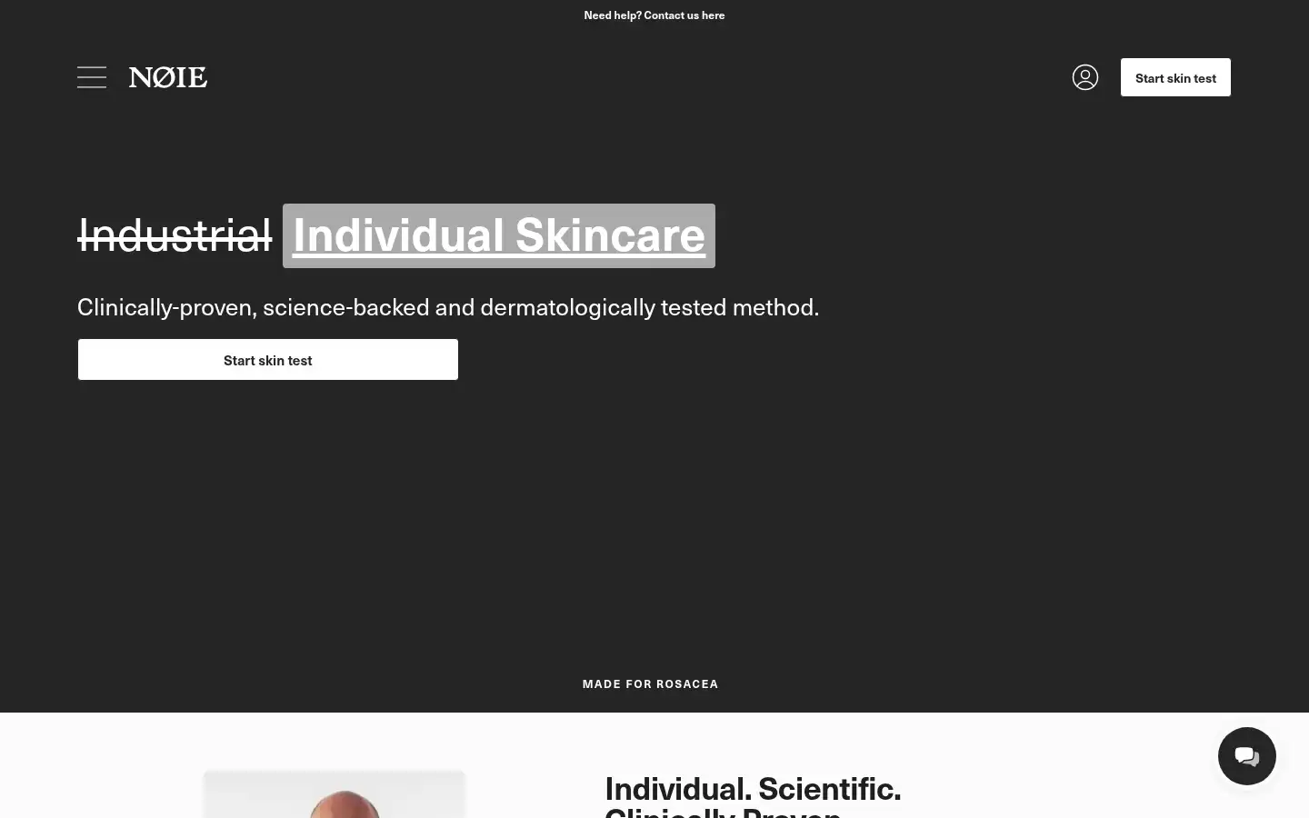 Screenshot of noie.com