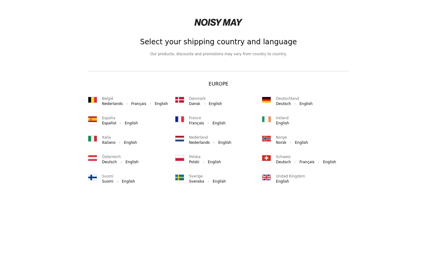 Screenshot of noisymay.com