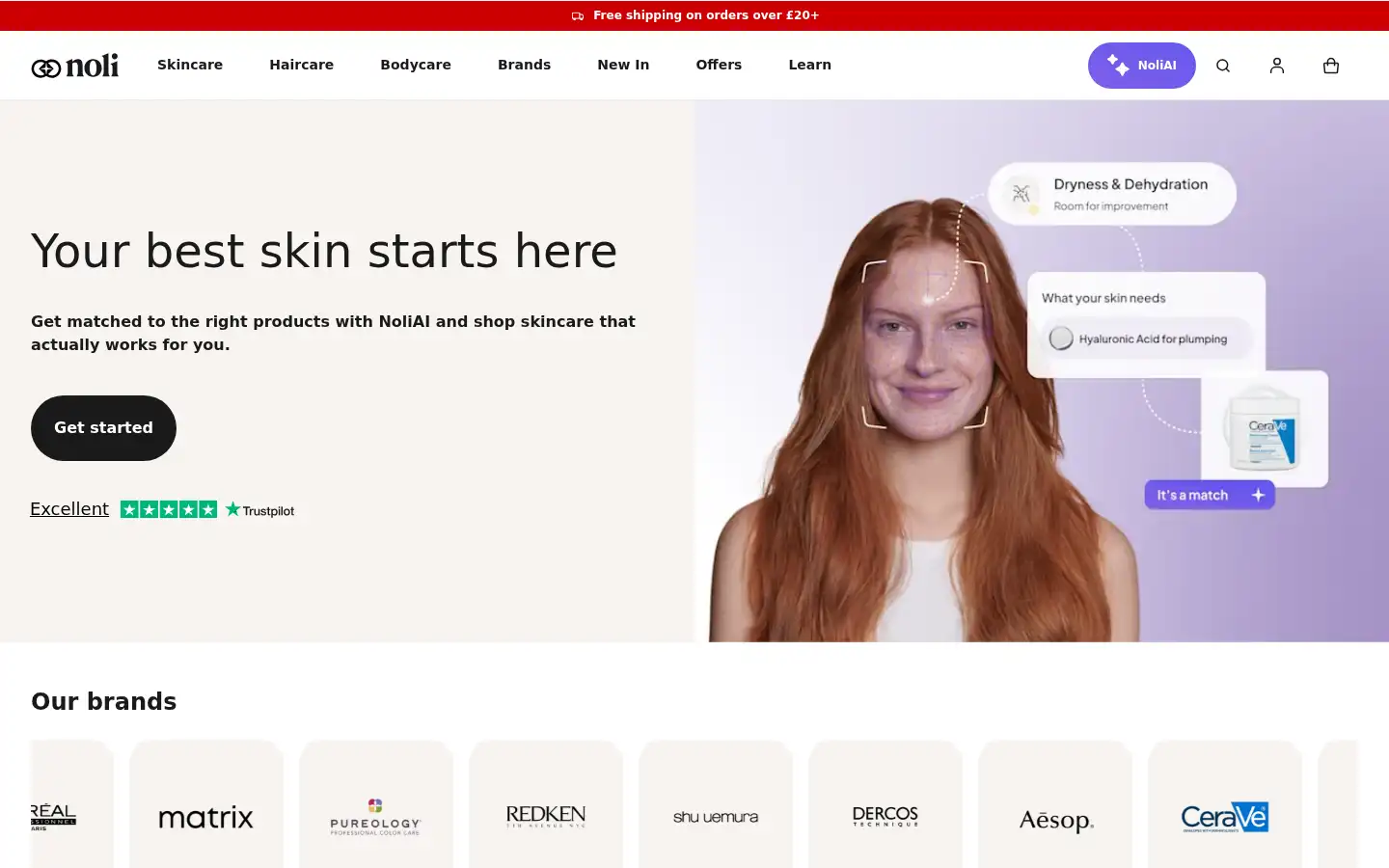 Screenshot of noli.com