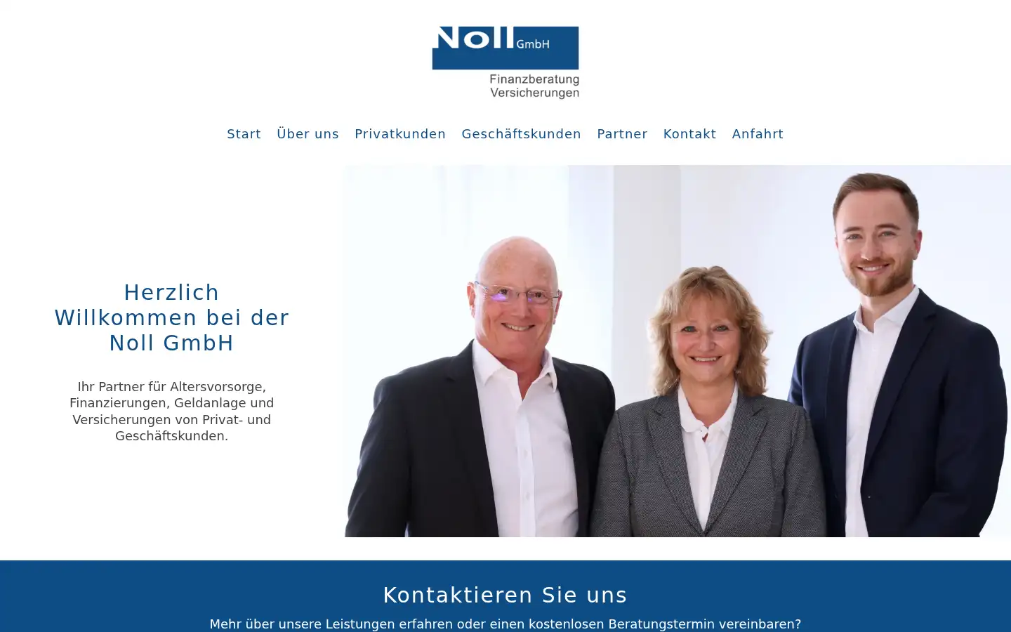 Screenshot of nollgmbh.com
