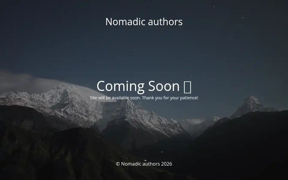 Screenshot of nomadicauthors.com