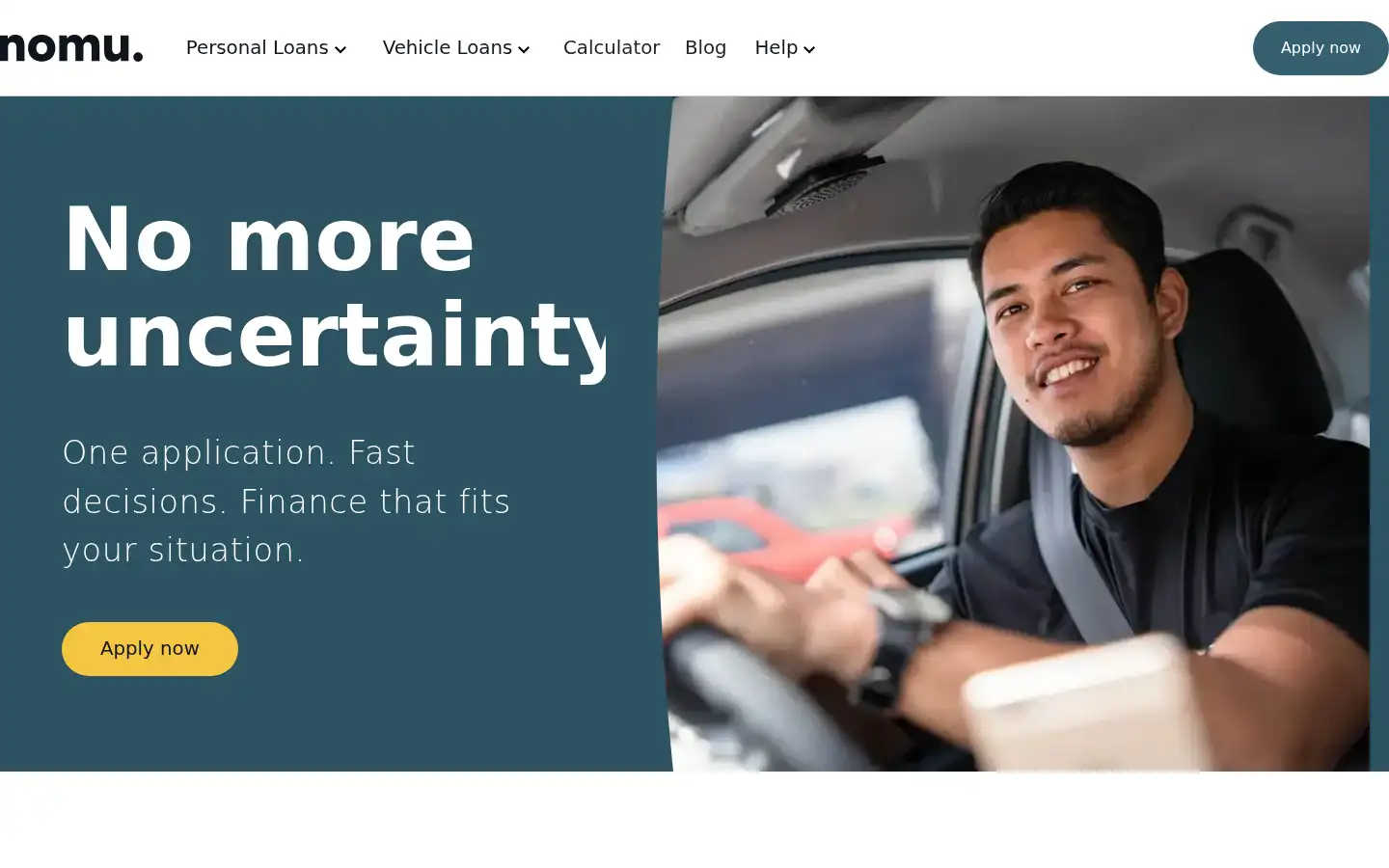 Screenshot of nomu.co.nz