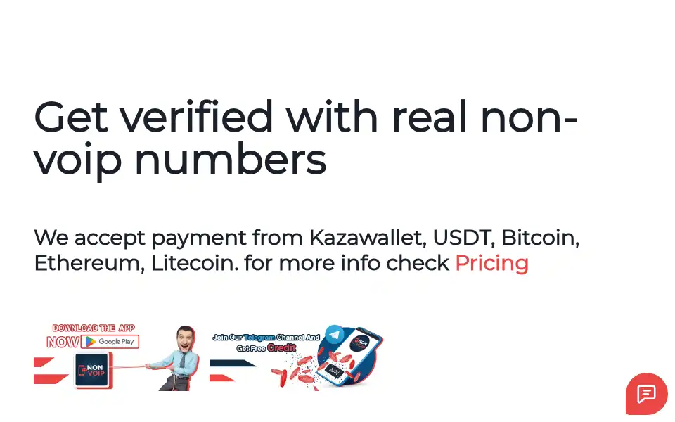 Screenshot of non-voip.com