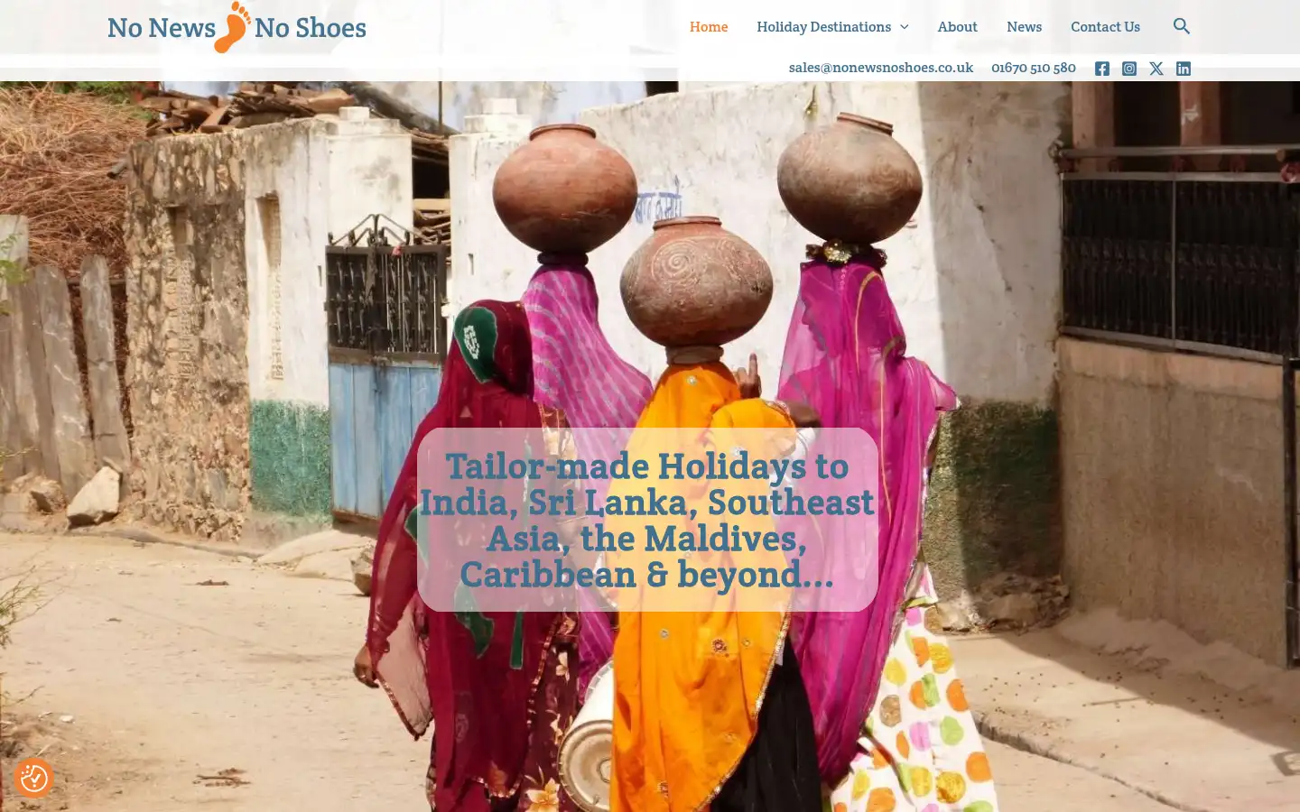 Screenshot of nonewsnoshoes.co.uk
