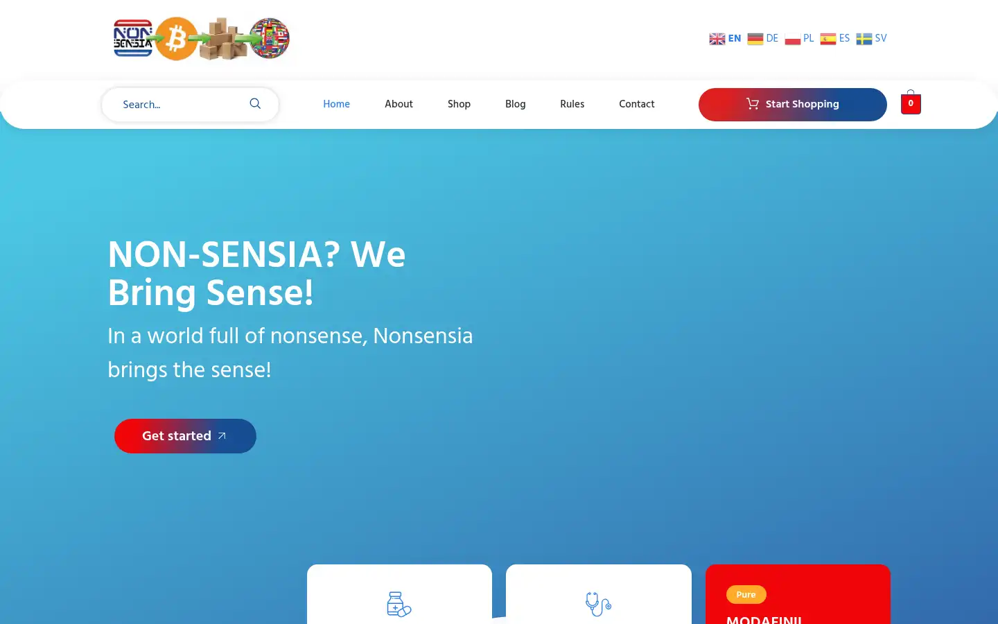 Screenshot of nonsensia.pl