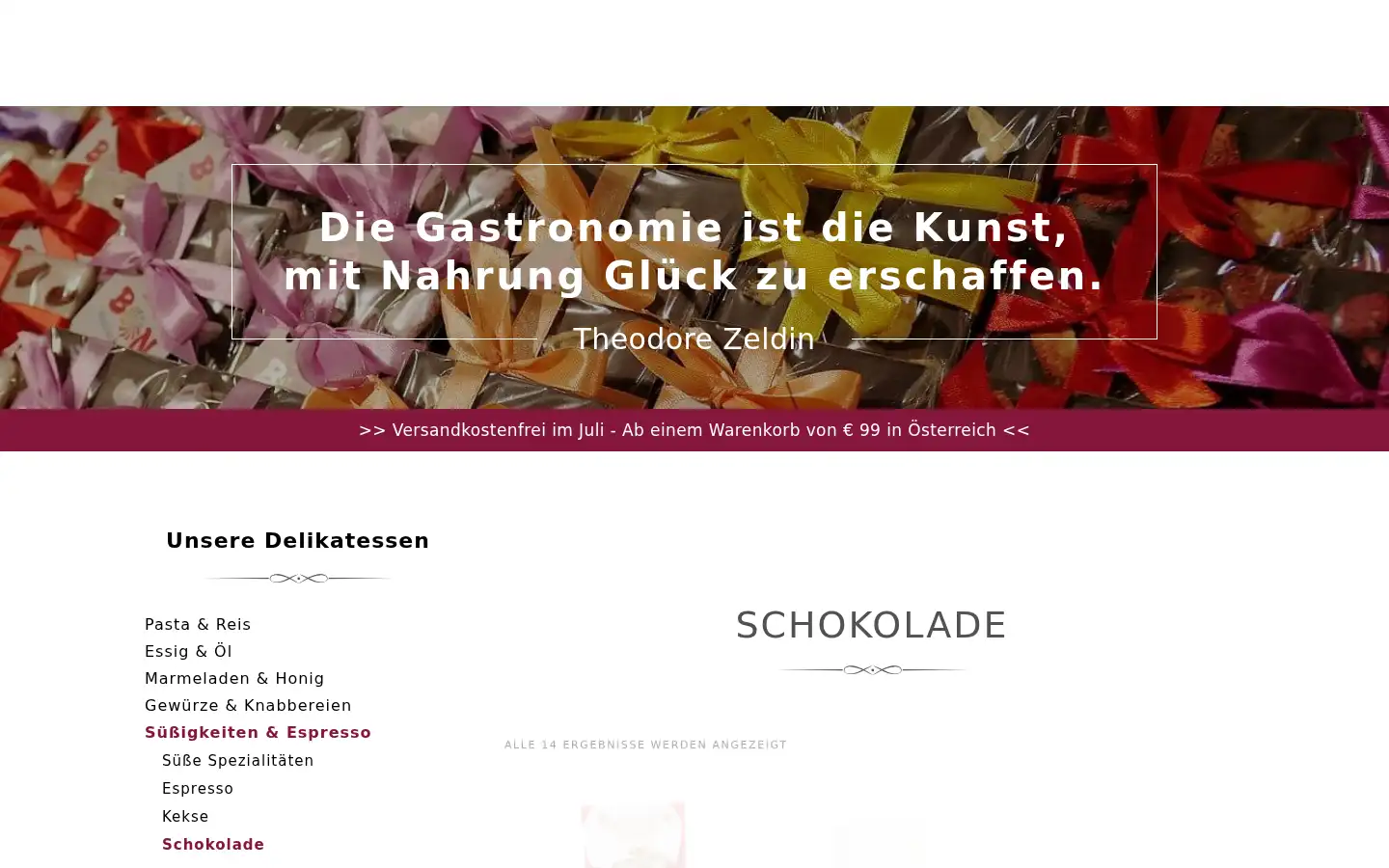 Screenshot of nonsolovino.at