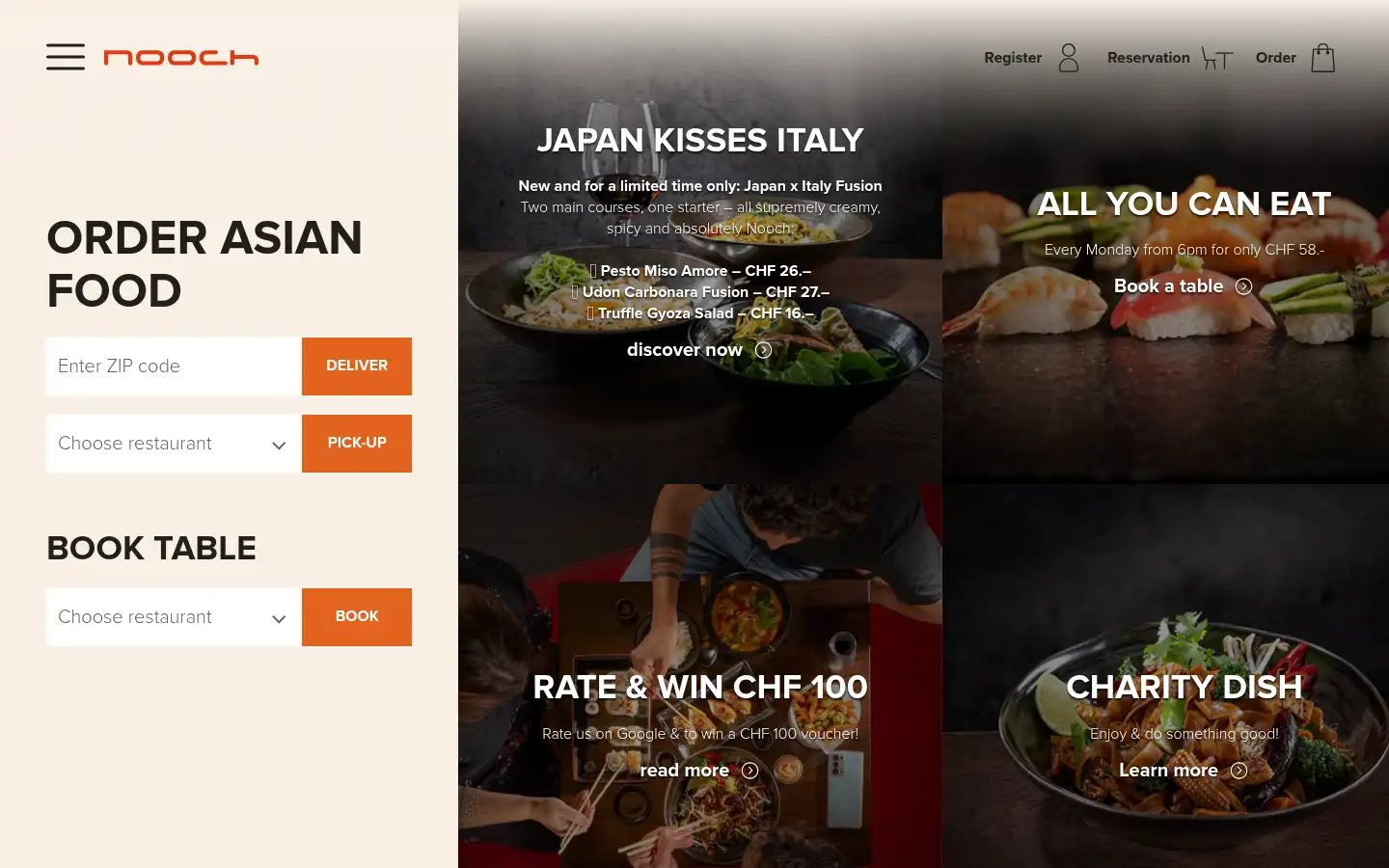 Screenshot of nooch.ch