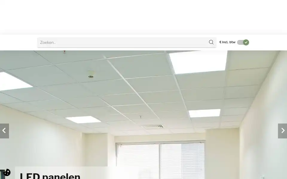 Screenshot of noodverlichtingled.nl