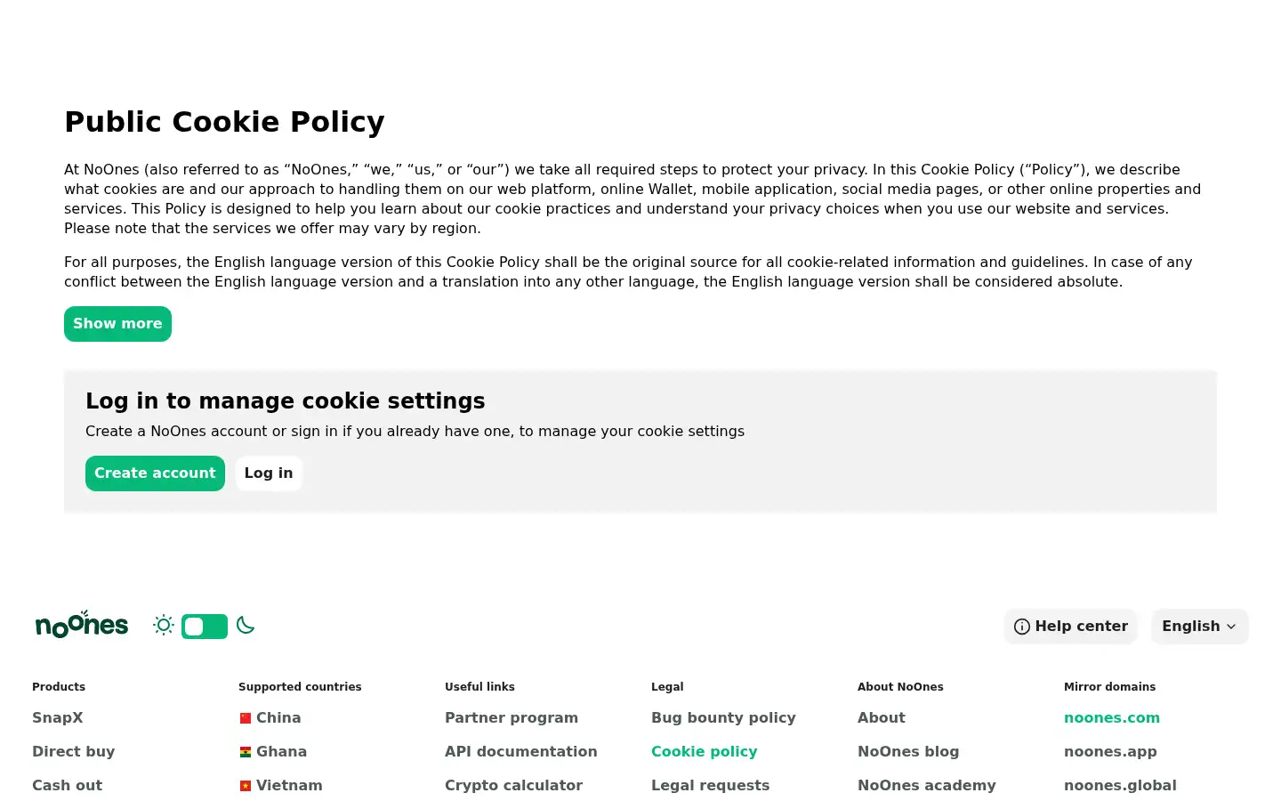 Screenshot of noones.com