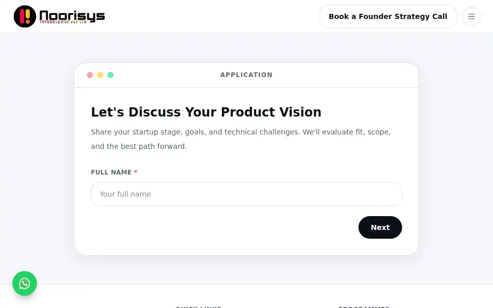 Screenshot of noorisys.com