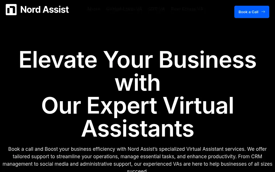 Screenshot of nordassist.com
