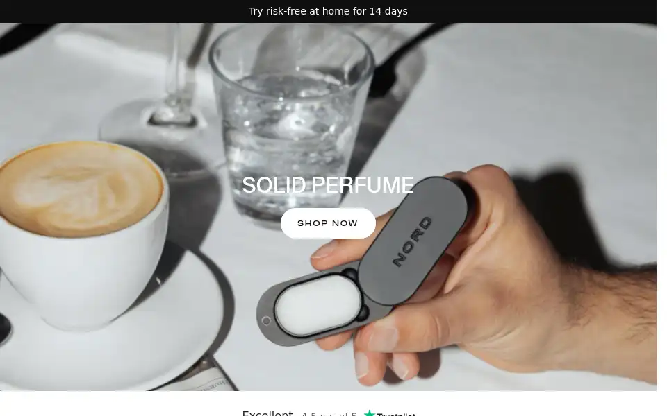 Screenshot of nordfragrances.com