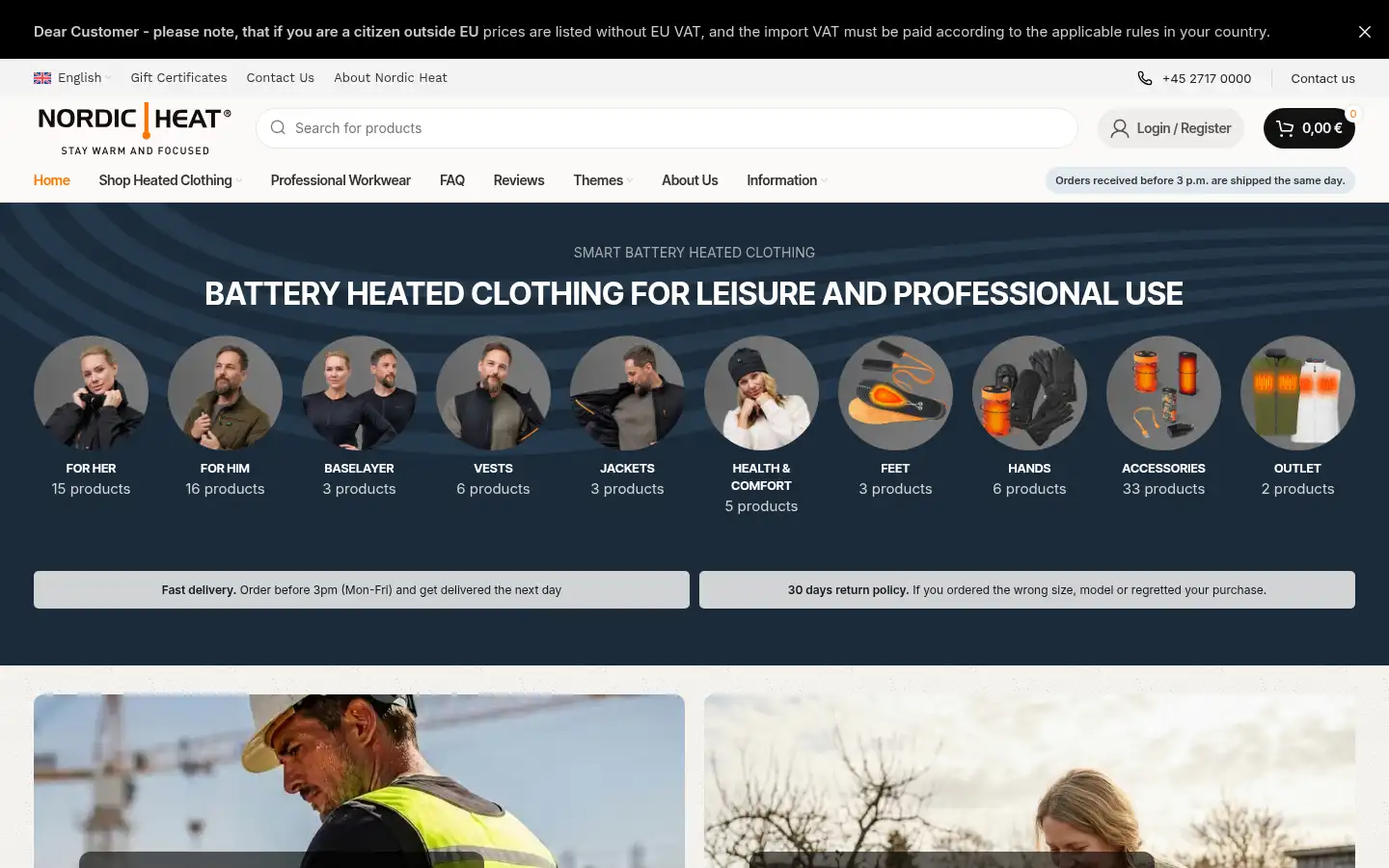 Screenshot of nordic-heat.com
