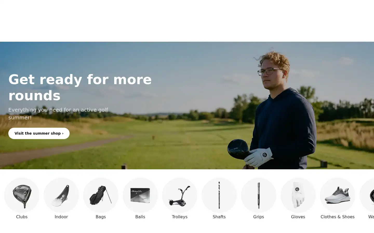 Screenshot of nordicagolf.co.uk