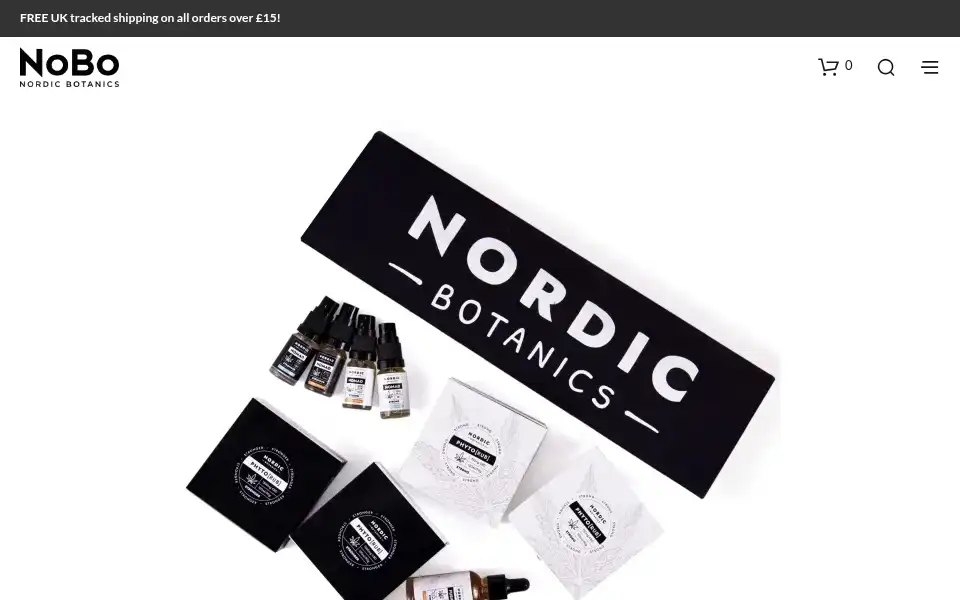 Screenshot of nordicbotanics.com