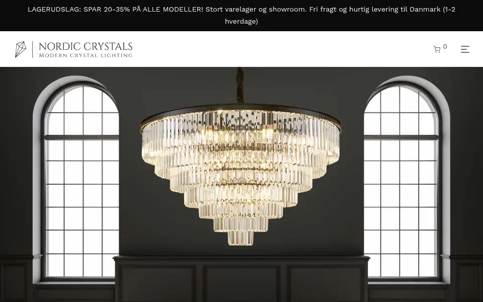 Screenshot of nordiccrystals.dk