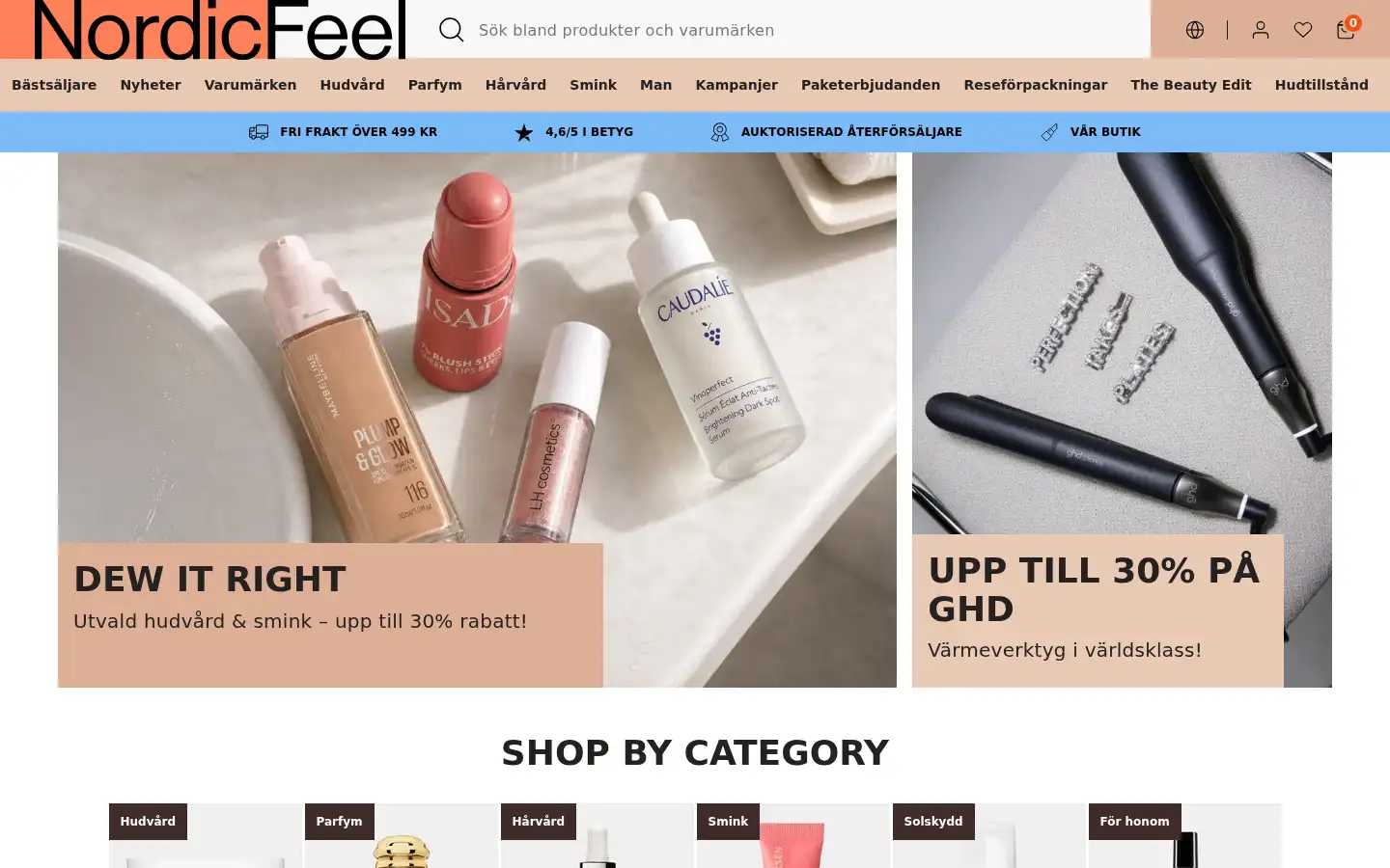 Screenshot of nordicfeel.se