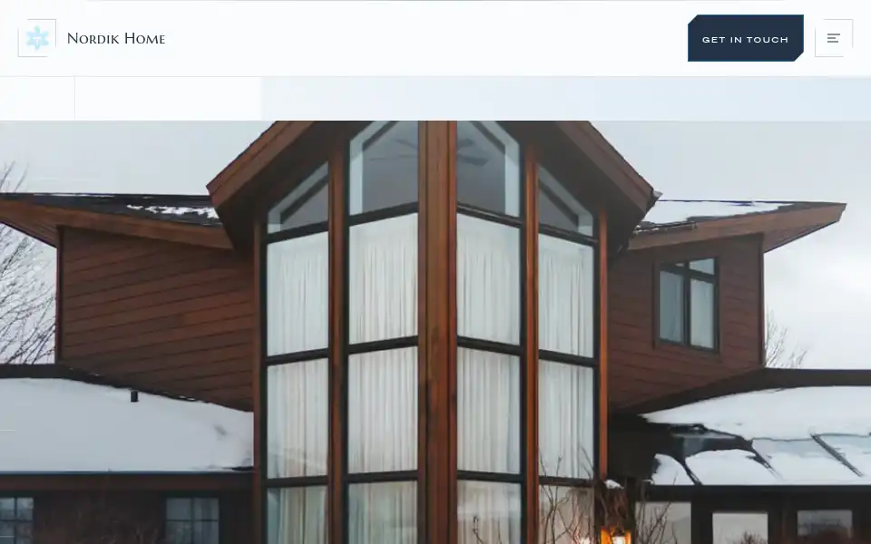 Screenshot of nordik-home.com