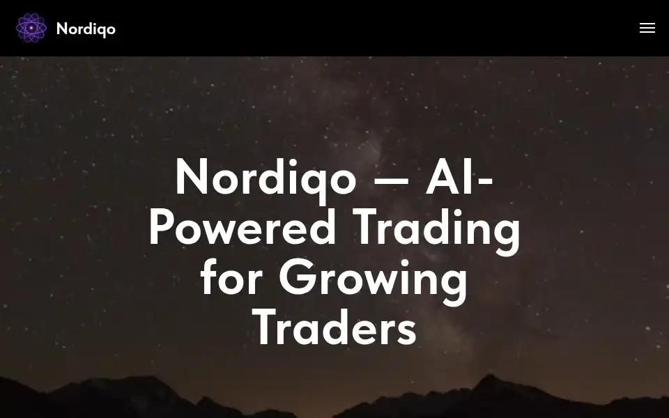 Screenshot of nordiqo.io